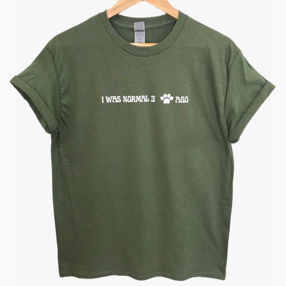 I WAS NORMAL 3 🐾 AGO Unisex Adult 100% Cotton T-Shirts - Various - Picture 4 of 7